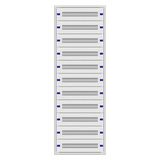 Wall-mounted distribution board 2A-33K, H:1605 W:590 D:250mm