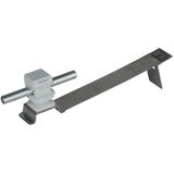 Roof con. hol. FLEXIsnap StSt/pl. grey H 16mm Rd 8mm w. brace f. inter