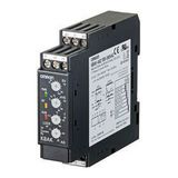 Monitoring relay 22.5mm wide, Single phase over or under current 0.1 t