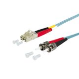 OpDAT patch cord LC-D/2xST OM3, 3.0 m