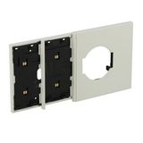 L.NOW - frame 4M white Schuko socket cover