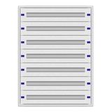 Modular chassis 3-21K flat, 7-rows, depth 100 mm