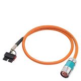 Power cable pre-assembled Type 6FX5002-5CS66 4x 10 C Connector, full thread, 6FX5002-5CS66-1AF0