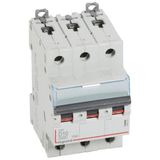 DX³6000 10kA high inlet and low outlet 3P 400~ screw circuit breaker - 10A - D curve - for traditional HX³ comb