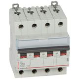 DX³6000 10kA high inlet and low outlet screw circuit breaker 4P 400~ - 10A - D curve - for traditional HX³ comb