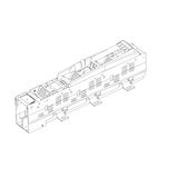 Input-HRC-in-line-fuse ARROW LINE size3, 3-pole,185mm, right