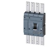 circuit breaker 3VA2 IEC Frame 1250 breaking capacity class C Icu=110 kA @ 415 V 4-pole line protection ETU340  ELISA  LI