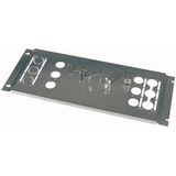 Mounting plate, +mounting kit, for NZM3, horizontal, 4p, HxW=250x600mm