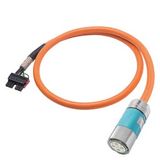 Power cable pre-assembled TYPE 6FX8002-5DS17 4X10 , (2X1.5)C C CONNECTOR FULL 6FX8002-5DS17-1HE0