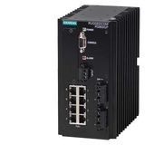 6GK6090-0PS20-0BA0-Z A02 RUGGEDCOM RS900GP is a utility grade, fully managed Ethernet switch providing dual fiber optical or copper Gigabit Ethernet ports and 8 Fast Ethernet