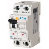 Electronic RCD/MCB combination, 16 A, 100 mA, MCB trip characteristic: D, 1p+N, RCD trip characteristic: A