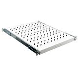 19" Shelf sliding, 1U, 30kg Load, D=570