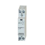 DIN Rail contactor 20A, 1 NO + 1 NC, 24VAC, 1MW, AMPARO