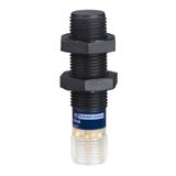 Inductive proximity sensors XS, inductive sensor XS4 M12, L52mm, PPS, Sn4mm, 24...240VAC/DC, M12 0.8 m