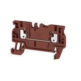 Feed-through terminal block, PUSH IN, 1.5 mm², 500 V, 17.5 A, Number o