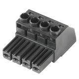 PCB plug-in connector (wire connection), 7.62 mm, Number of poles: 4, 