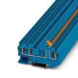 ST 2,5-TWIN-MT BU - Knife-disconnect terminal block