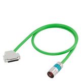 Signal cable pre-assembled for incr. encoder with C/D tracks integrated 6FX8002-2CQ31-1AF0