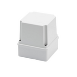 JUNCTION BOX WITH DEEP SCREWED LID - IP56 - INTERNAL DIMENSIONS 100X100X120 - SMOOTH WALLS - GWT960ºC - GREY RAL 7035