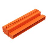 1-conductor male connector CAGE CLAMP® 2.5 mm² orange