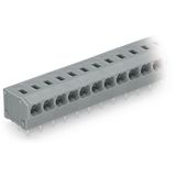 2-conductor PCB terminal block 0.75 mm² Pin spacing 5/5.08 mm gray