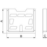 A5 plastic document pocket - 174x188x22 mm