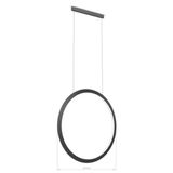 Pendant Circular Vertical Inward ø900 Surface LED 45.6W 1319lm 2400K Gold