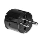 5537-2050 DP plug with dual earthing contacts, with side outlet