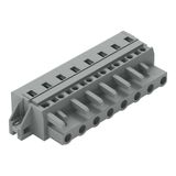 1-conductor female connector CAGE CLAMP® 2.5 mm² gray