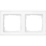 cov.fr. 2-g c-inscr. Gira E2 clear/p.white