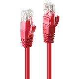 20m Cat.6 U/UTP Network Cable, Red RJ45, M/M, 250MHz, Copper