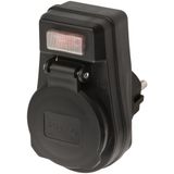 Adapter EDS 10 IP44 with ON/OFF switch for outdoor use in polybag
