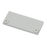 Profile end cap CLF flat closed incl. Screws