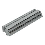 1-conductor female connector, angled CAGE CLAMP® 2.5 mm² gray