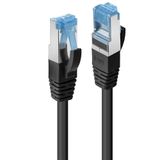 20m Cat.6A S/FTP TPE  Network Cable, Black RJ45, M/M, 500MHz, Copper