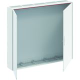 A57 ComfortLine A Wall-mounting cabinet, Surface mounted/recessed mounted/partially recessed mounted, 420 SU, Isolated (Class II), IP44, Field Width: 5, Rows: 7, 1100 mm x 1300 mm x 215 mm