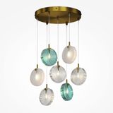 Modern Frozen Pendant lamp Brass