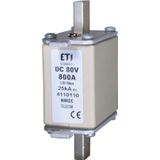 Fuse link, NH00/K 250A/80V DC