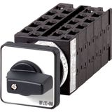 Step switches, T0, 20 A, flush mounting, 10 contact unit(s), Contacts: 20, 60 °, maintained, Without 0 (Off) position, 1-5, Design number 8478