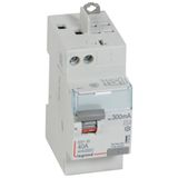 Differential switch DX³-ID top screw inlet and automatic top outlet - 2P 230V~ 40A type AC 300mA - 2 modules