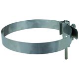 BS pipe clamp with tines D 27-168m w. connection f. Rd 6-8/10 or 4-50m