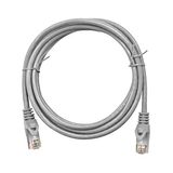 Patchcord RJ45 shielded Cat.6a 10GB, LS0H, grey, 20.0m