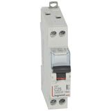 DX³6000 10kA high inlet and low outlet U+N screw circuit breaker 230V~ - 25A - curve C - 1 module