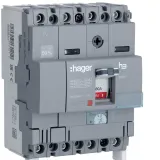 Circuit breaker x160 TM 4P-3D+N/2 80A 25kA