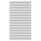 Flush-mount. distribution board 5U-45K,H:2160 W:1230 D:250mm