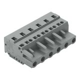 1-conductor female connector CAGE CLAMP® 2.5 mm² gray