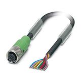 SAC-2P- 5,0-115/12P-FS SCO - Sensor/actuator cable