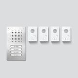 SET CLAB 850-4 E/W Audio-set Siedle Classic