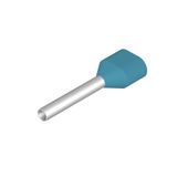 Wire end ferrule, Twin wire-end ferrule, 0.75 mm², Stripping length: 1