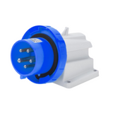 90° ANGLED SURFACE MOUNTING INLET - IP67 - 3P+N+E 32A 200-250V 50/60HZ - BLUE - 9H - SCREW WIRING